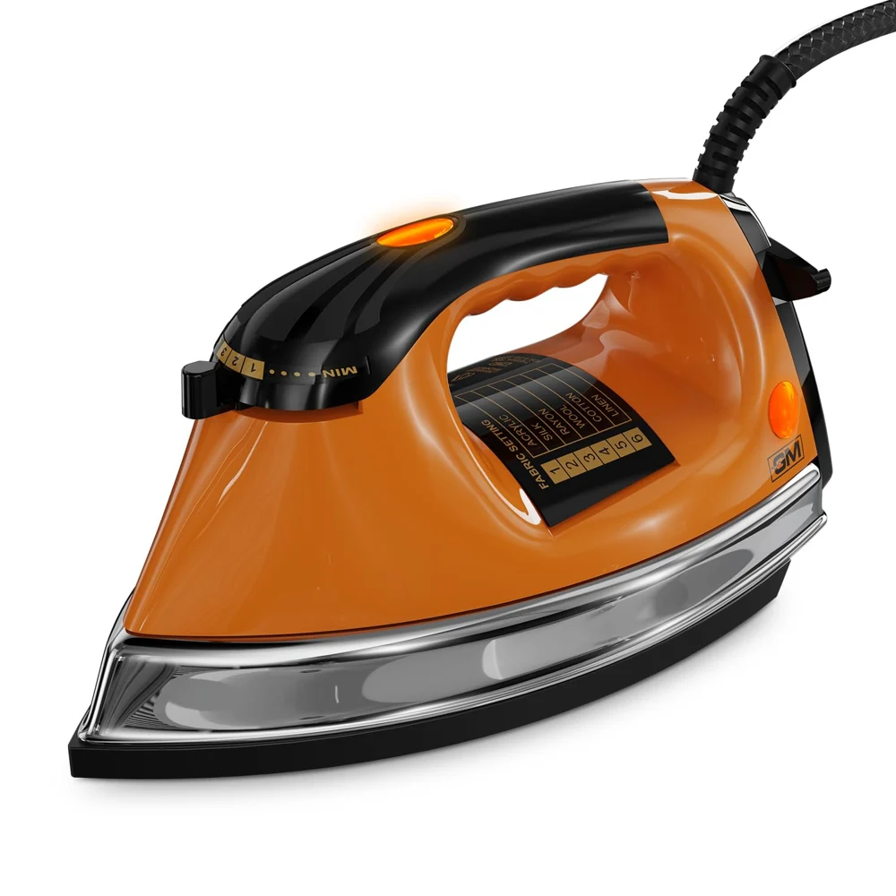 GM Ferro Heavyweight Dry Iron (Orange) 1200 W