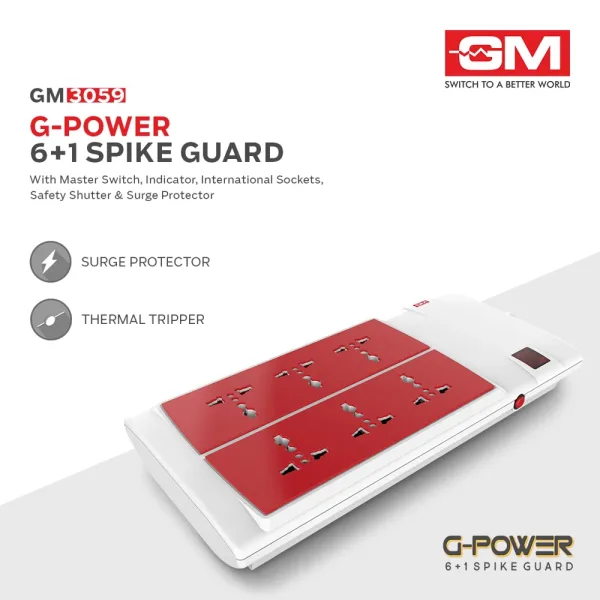 GM G-Power 6+1 Spike Guard - White