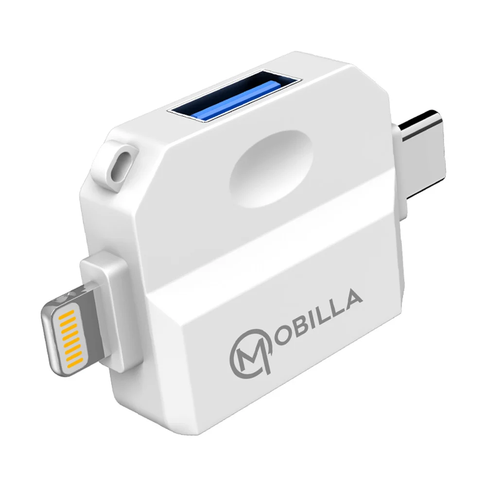 Mobilla 5 in 1 M-OTG 501 Adapter - White