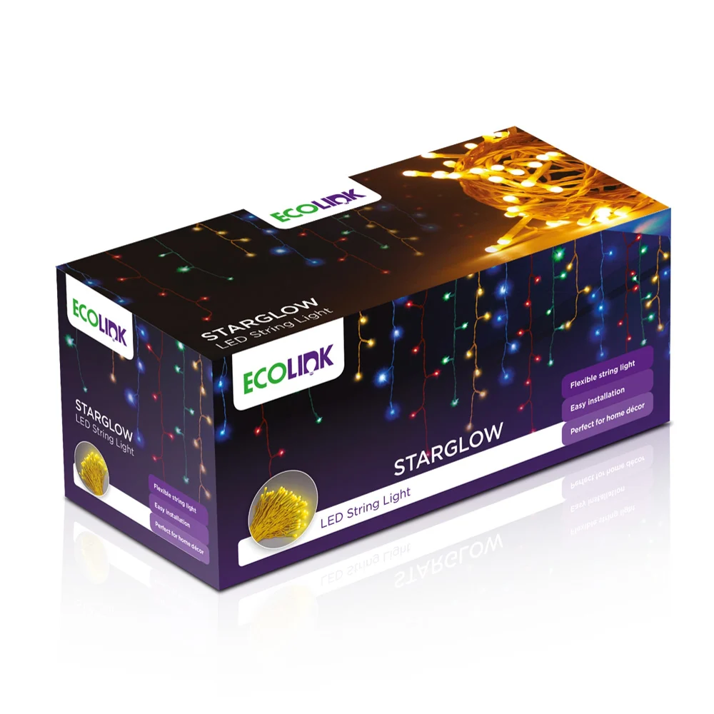 EcoLink StarGlow LED String Light (White) - 9 Meter