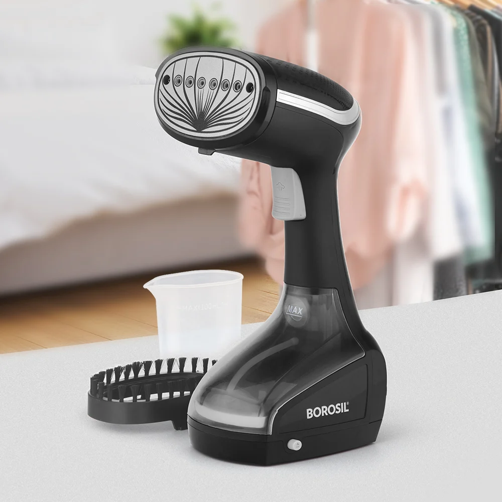 Borosil Garment Steamer (GS01) - Black