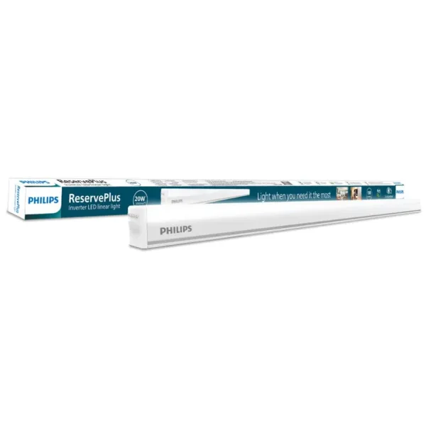 Philips Reverse Plus LED Tublight (Batten) Crystal White - 20 W