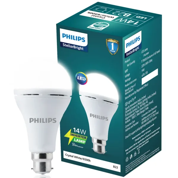 Philips Steller Bright Emergency Inverter Led Bulb (White) - 14 W