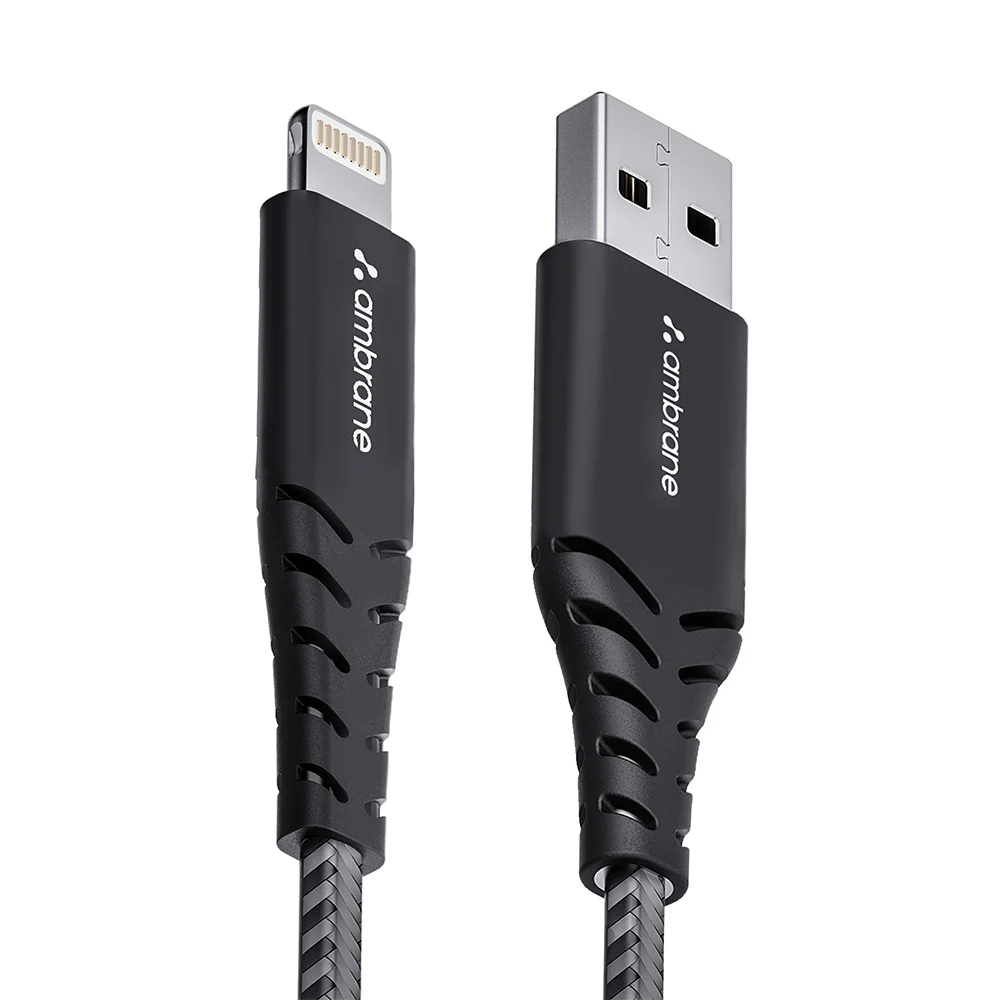 Ambrane USB To Lightning Cable - 1.5M (Black) RCL 15