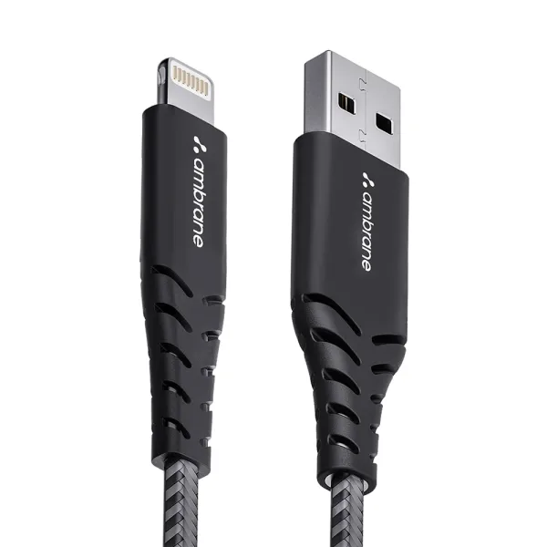 Ambrane USB To Lightning Cable - 1.5M (Black) RCL 15