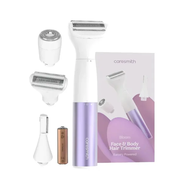 Caresmith Bloom Face & Body Hair Trimmer (Purple)