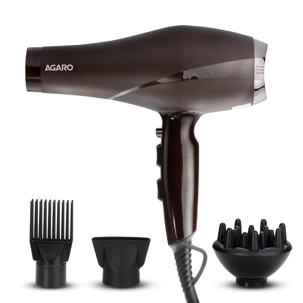 Agaro HD-1120 Hair Dryer - 2000 Watts (Black)