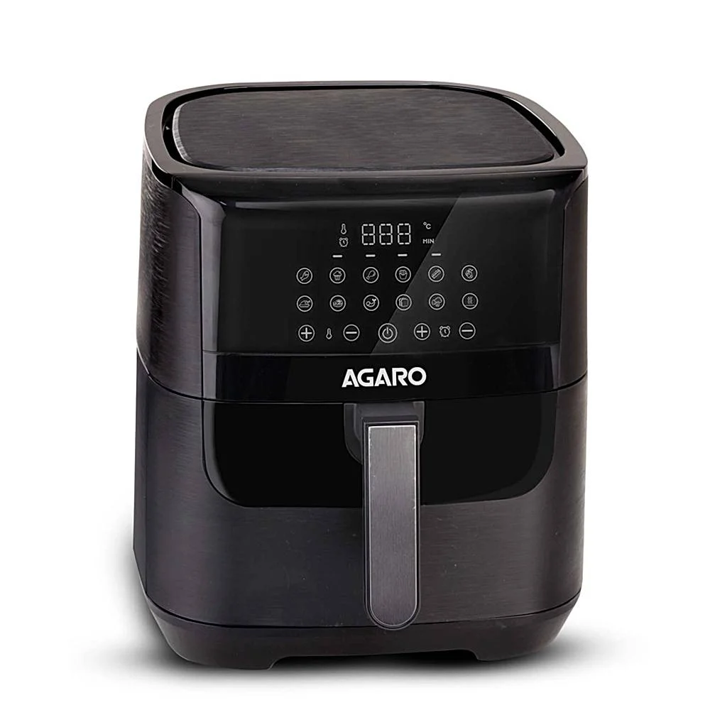 Agaro Elegant Air Fryer - 1800 Watts (Black) 6.5 L