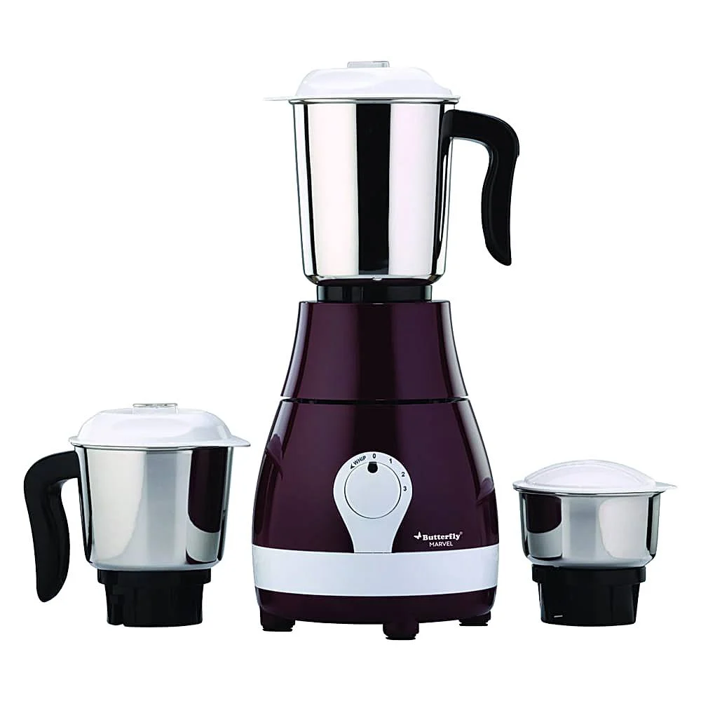 Butterfly Marvel Plus Mixer Grinder (3 Jars) - 750 W