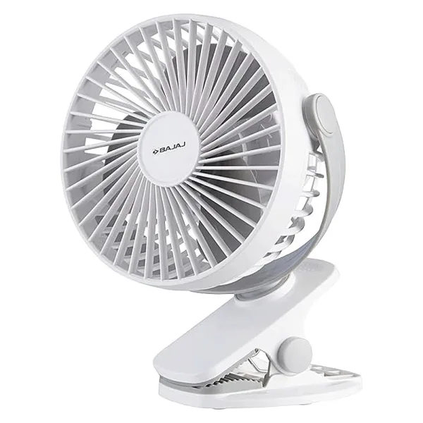 Bajaj Pygmy Mini Personal Fan 110 mm - White