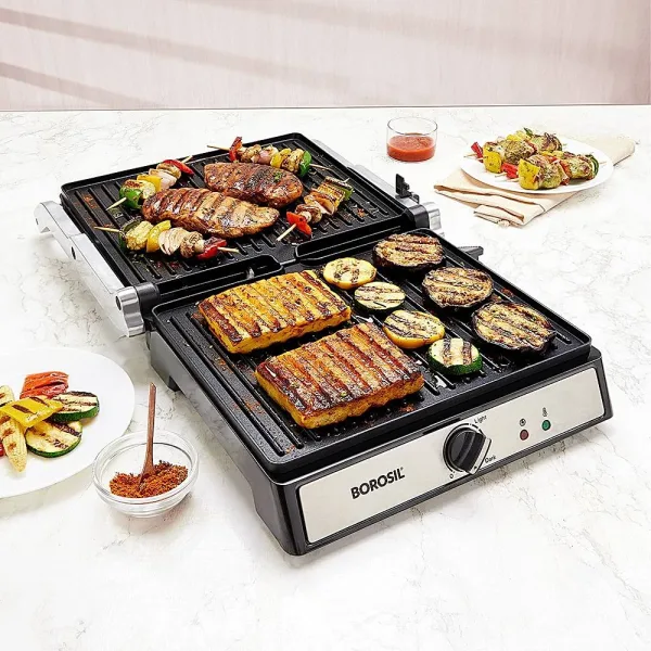 Borosil Super Jumbo 180 Electric Grill - 2000 W