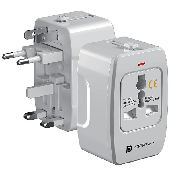 Portronics JuiceMate 3 Travel Adaptor