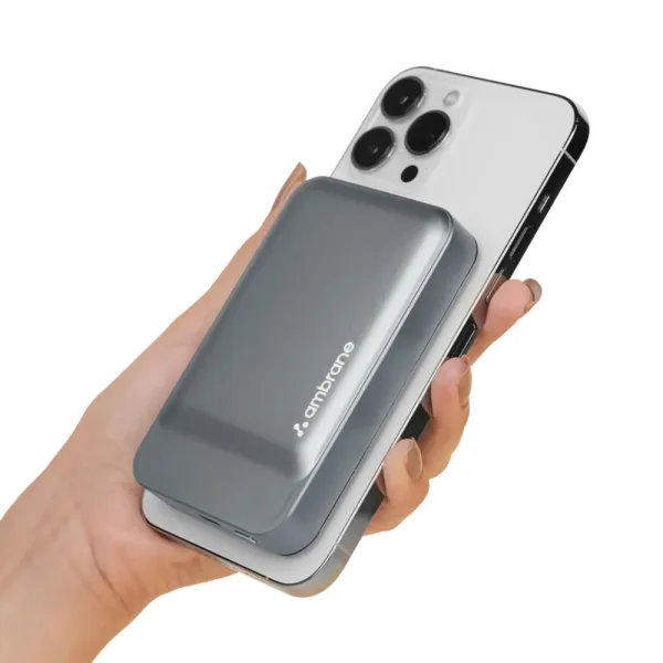 Ambrane Aerosync PB Prime MagSafe Power Bank For Iphone - Grey
