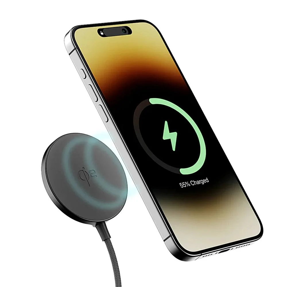 Ambrane AerosynQ B Magsafe Wireless Charger - Black