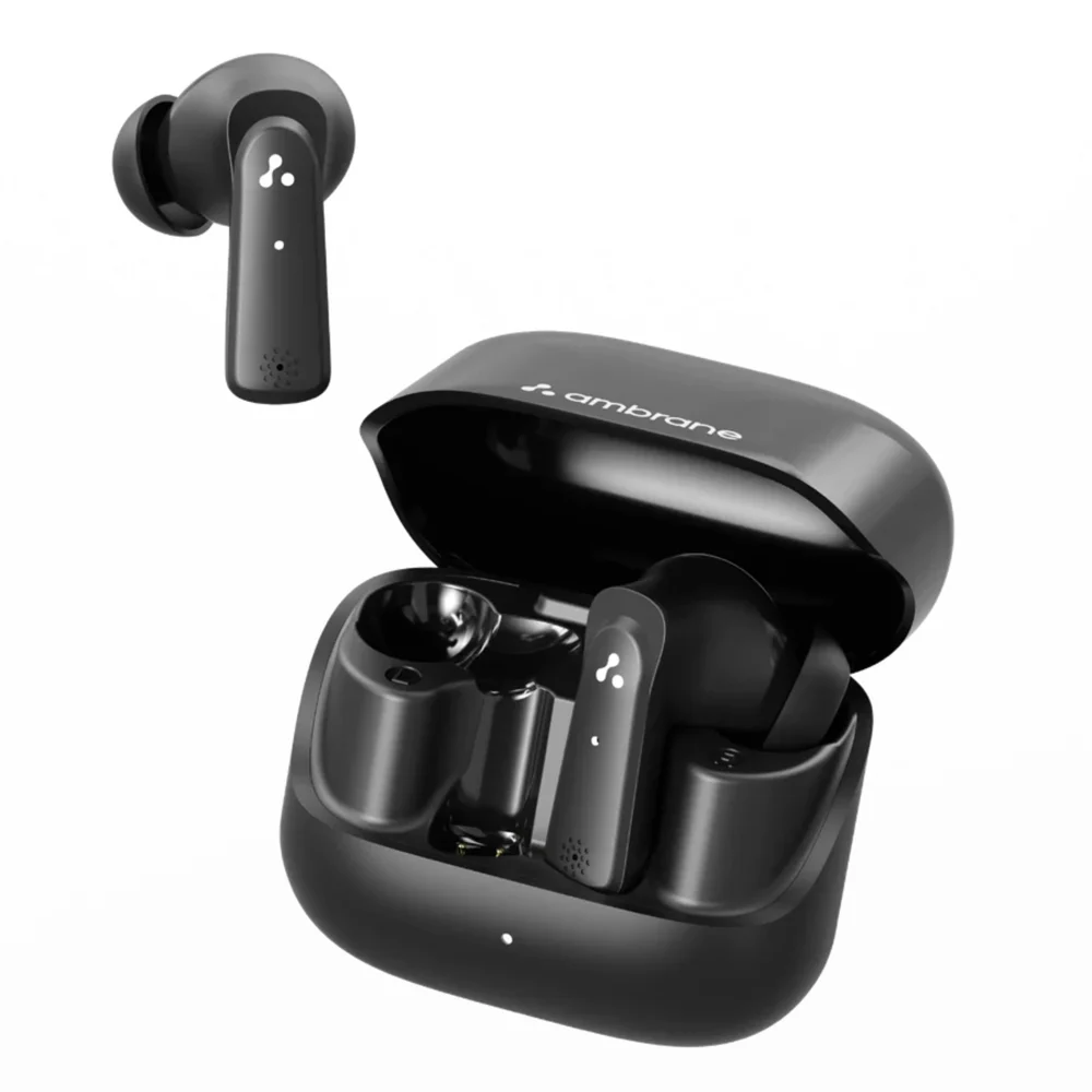 Ambrane Dots Prime True Wireless Earphones - Black
