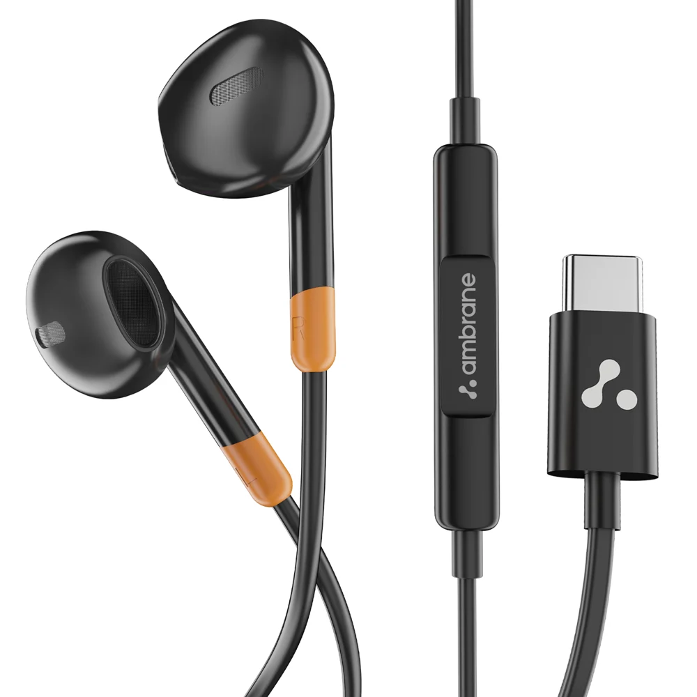 Ambrane Beatz T02 Wired Earphones - Black