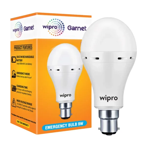 Wipro Garnet Emergency Inverter Bulb - 9 W