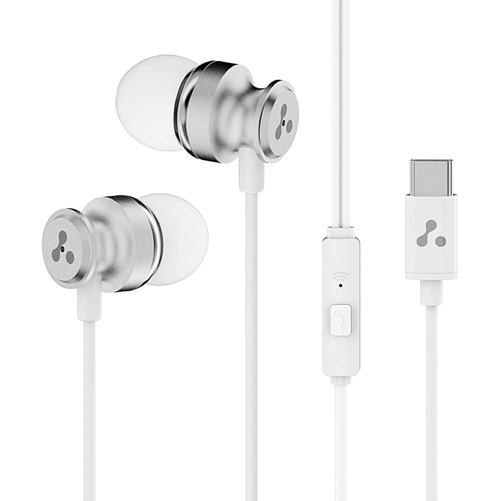 Ambrane Beatz T03 wired Earphone (white)