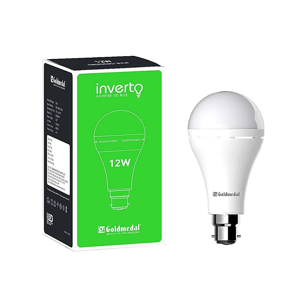 Goldmedal Inverto 12W B22 LED Bulb (Cooldaylight)