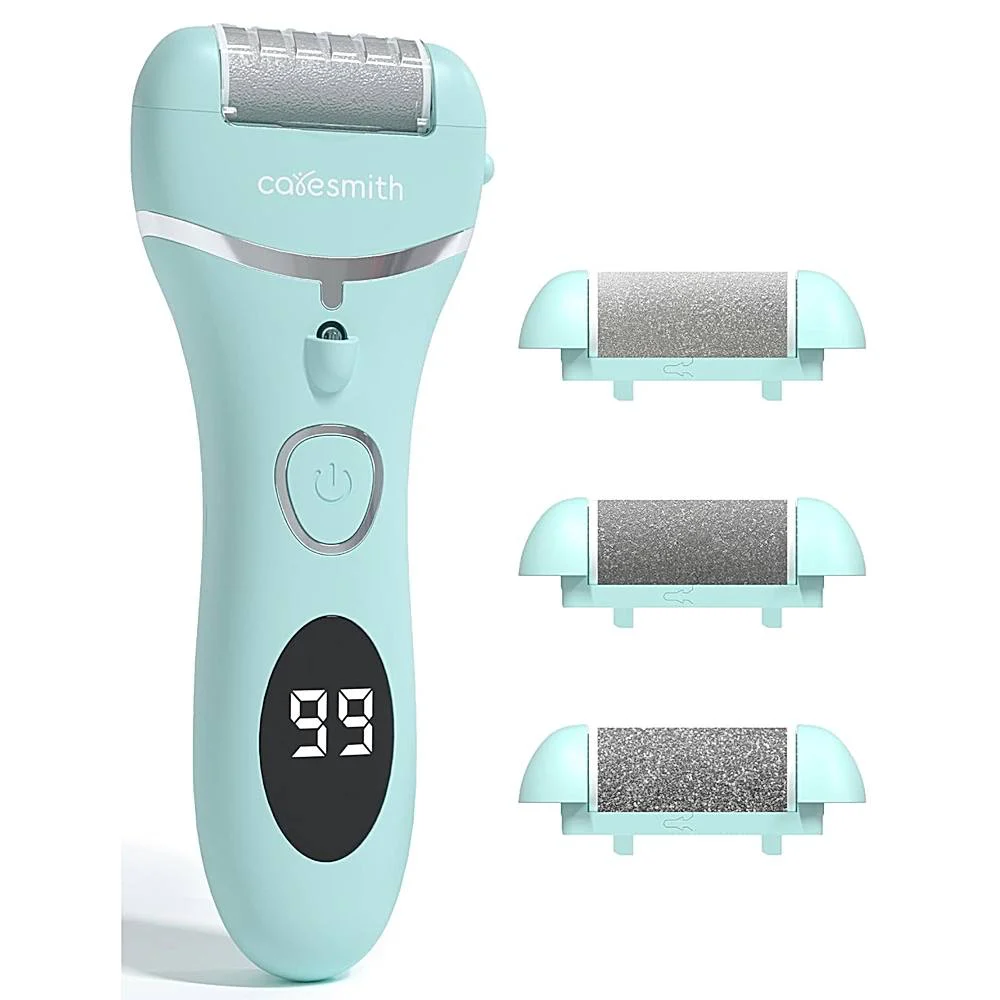 Caresmith Bloom Rechargeable Callus Remover for Feet (Green)