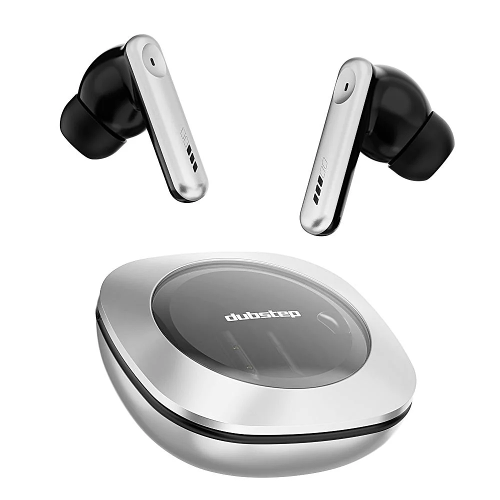 Dubstep Buzz X7 In-Ear Wireless Earbuds (Silver)