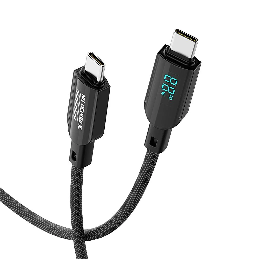 Nu Republic Blaze Fusion Spot 100W Data Charging Cable (Black)