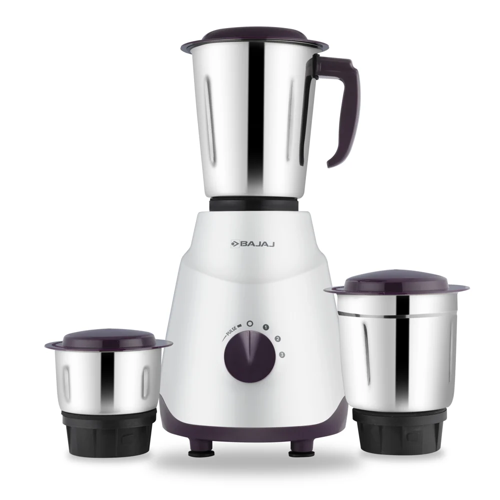 Bajaj Gx 18 Pro Mixer Grinder (White & Purple)