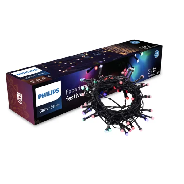 Philips Glitz 48LED String Light (Multicolour) - 9 Meter