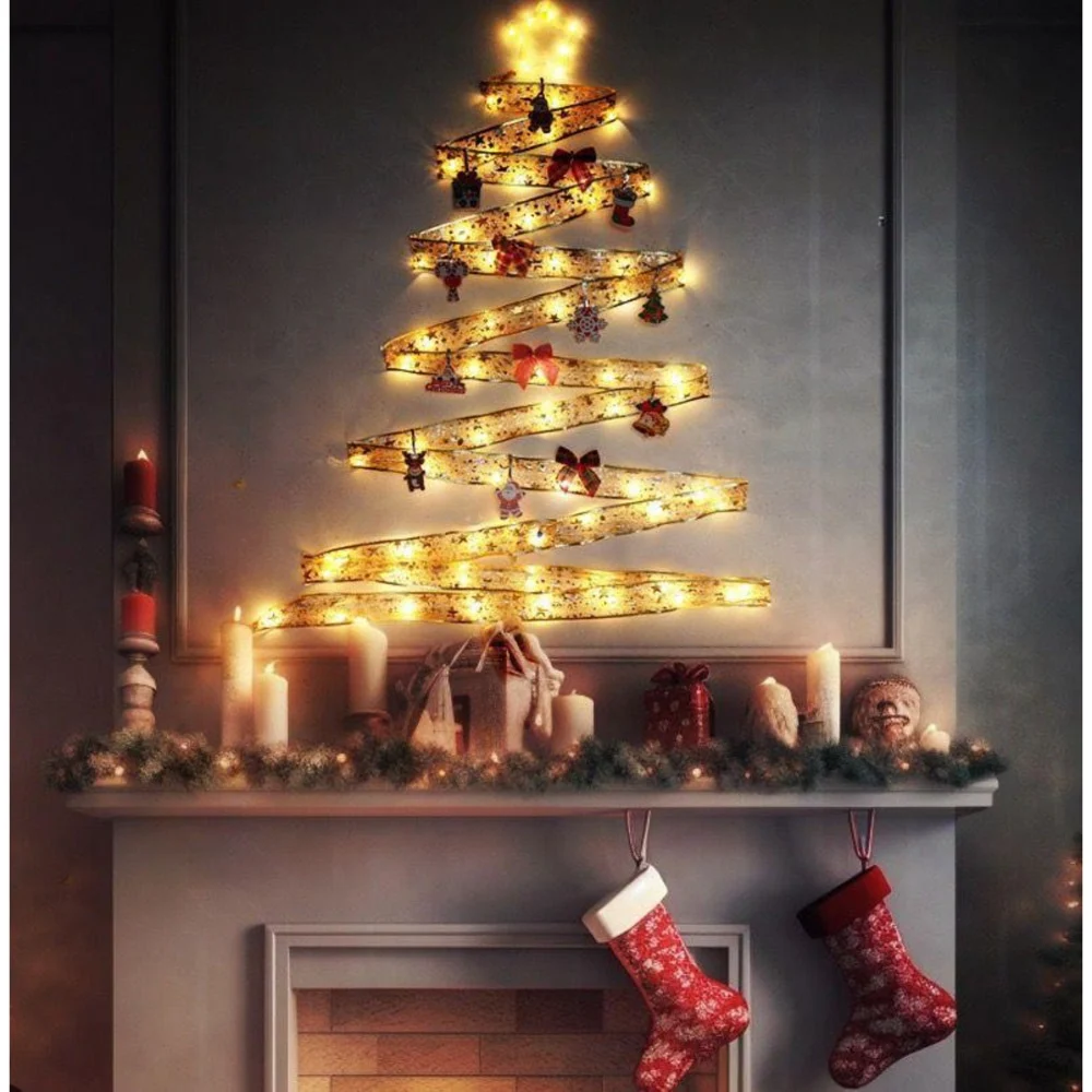 Desidiya Led Strip Light With Christmas Decorative Items (multicolor)