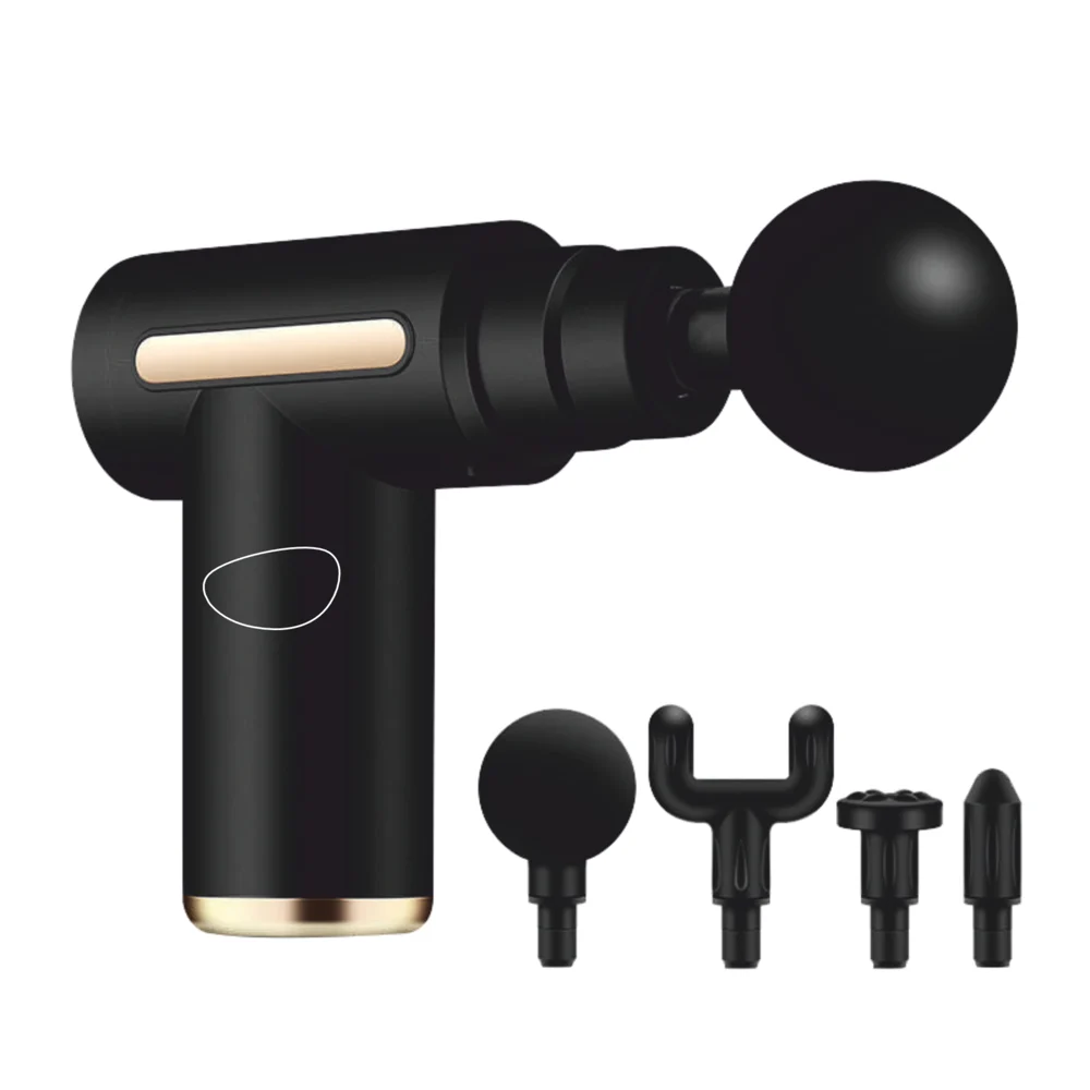 Pigeon Pulse Gun Massager (Black & Gold)