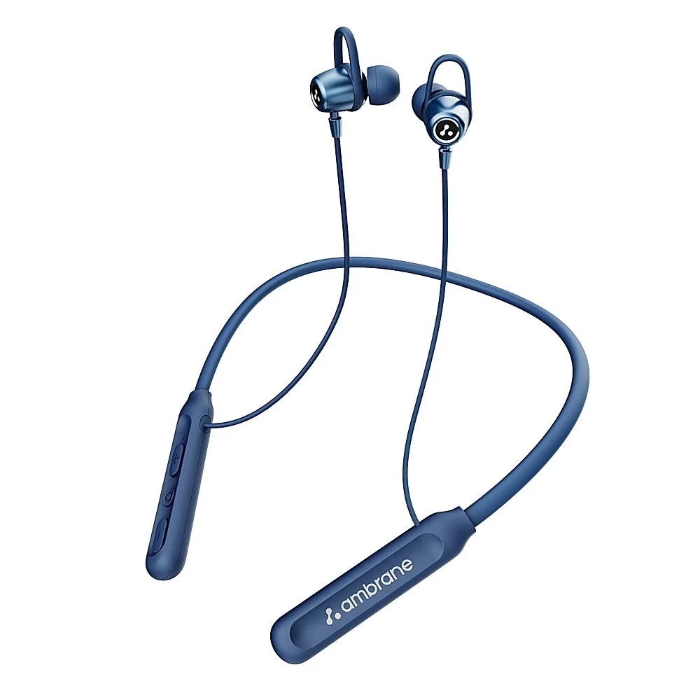 Ambrane Hitz 30 Blutooth Wireless Neckband (Blue)
