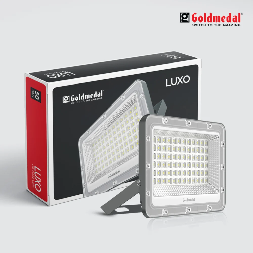 Goldmedal Luxo 50 W Ip66 Waterproof Led Flood Light (Cool Daylight)