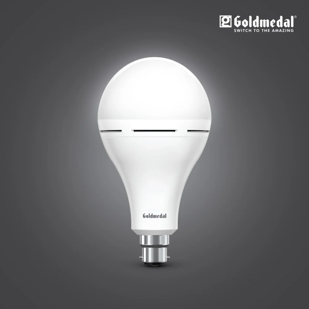 Goldmedal Inverto 20 W B22 Led Rechargeable Bulb (Cool Daylight)