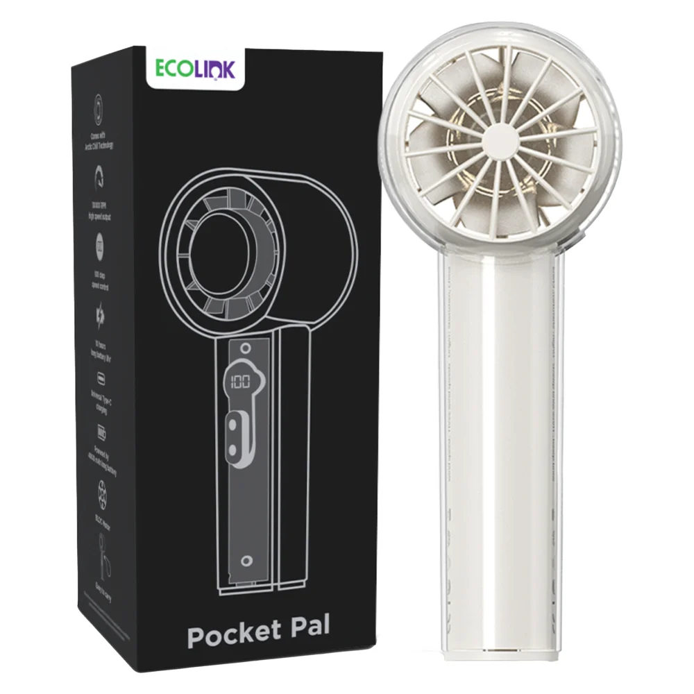 Ecolink By Philips Pocket Pal Mini Fan (Beige)