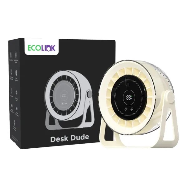 Ecolink By Philips Desk Dude Mini Fan (Beige)