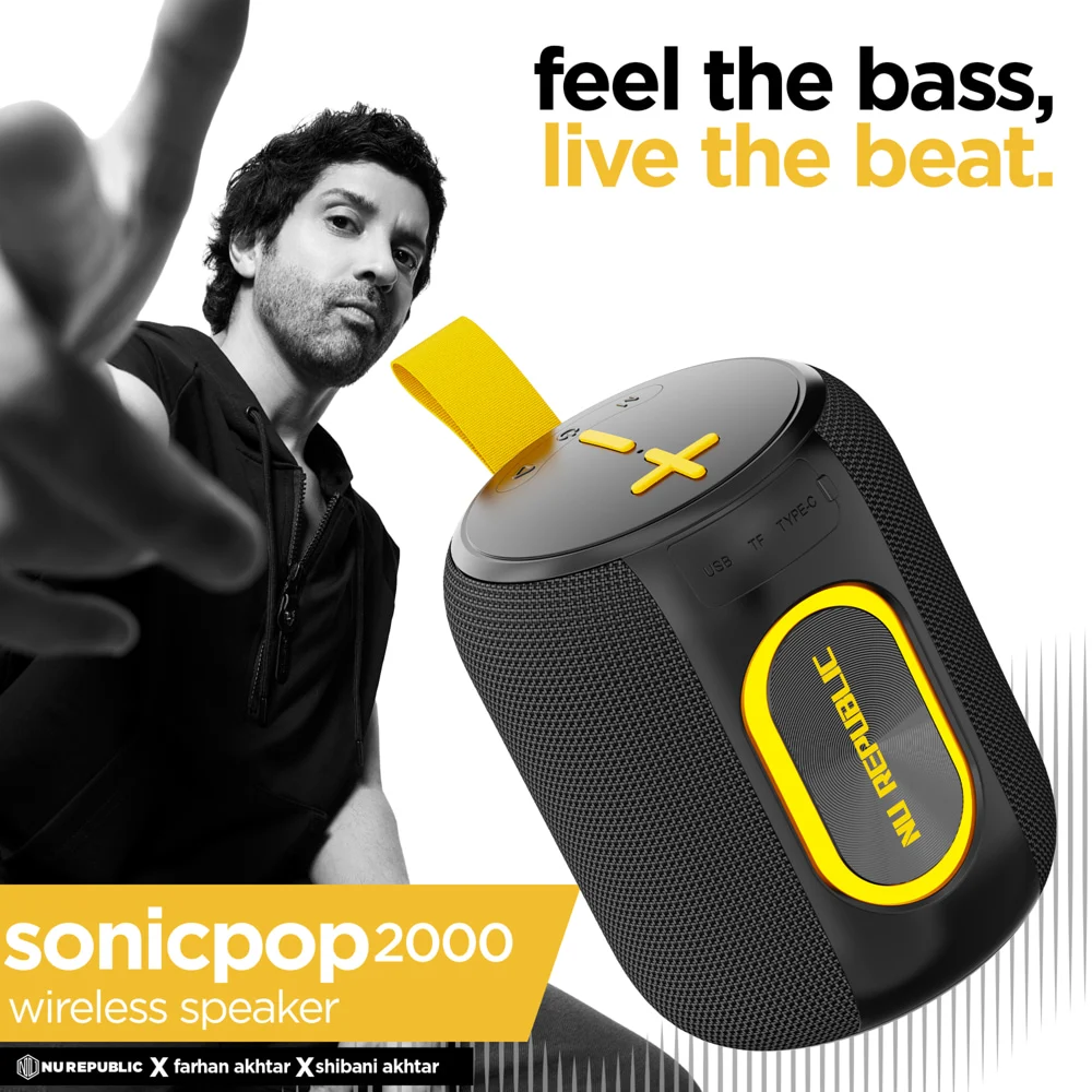 Nu Republic Sonicpop 2000 Wireless Speaker (Black)