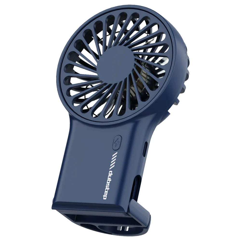 Dubstep Flo-F1 Usb Rechargeable Handheld Mini Fan (Blue)