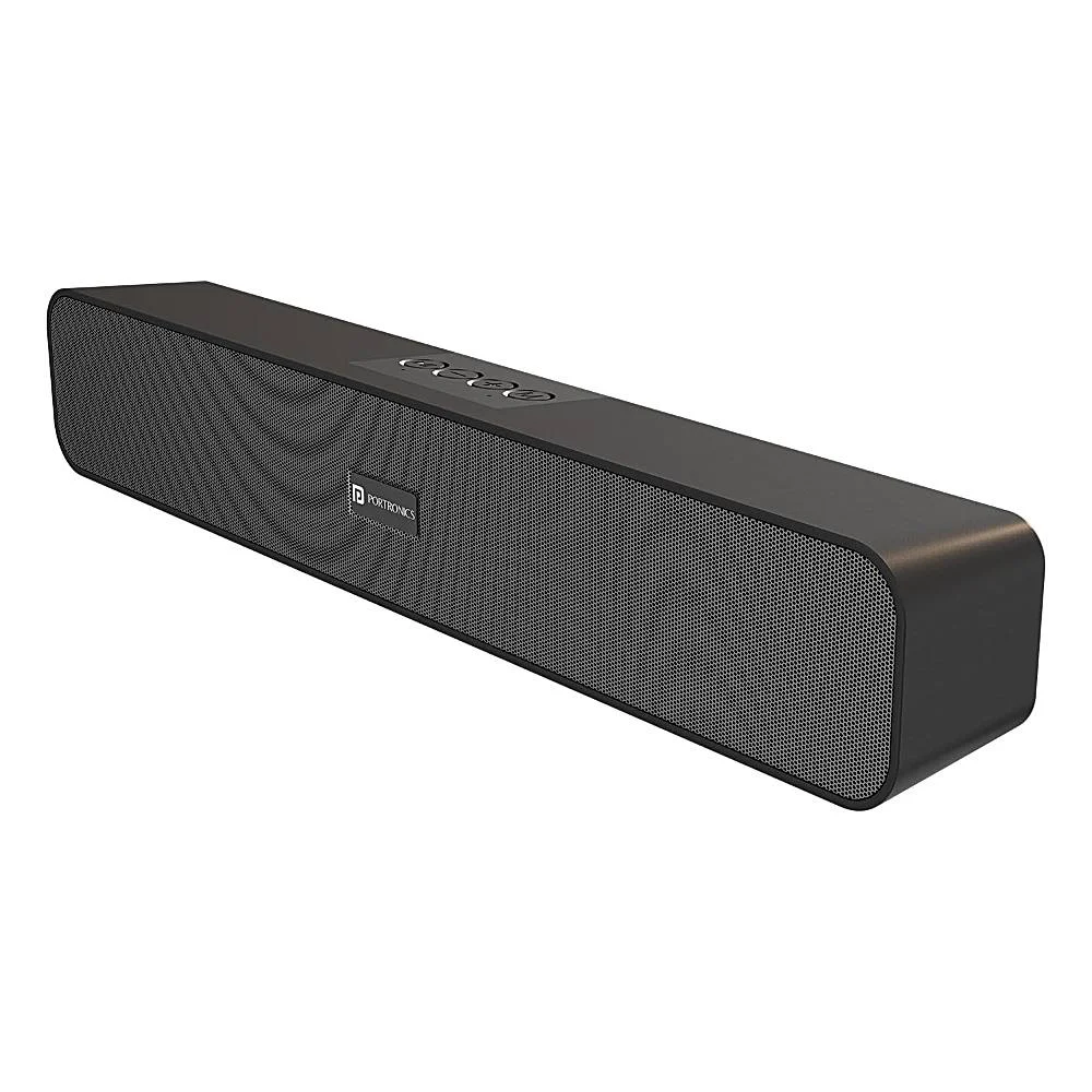 Portronics Decibel 24 Sound Bar (Black)