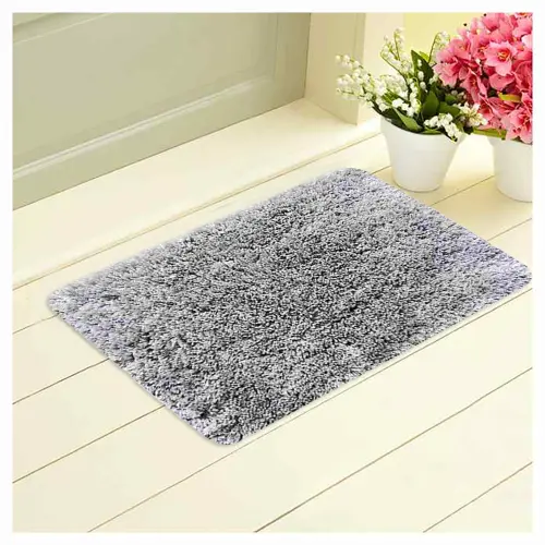 Elegant Weavers Shine Bathmat (Silver) - 40x60 cm