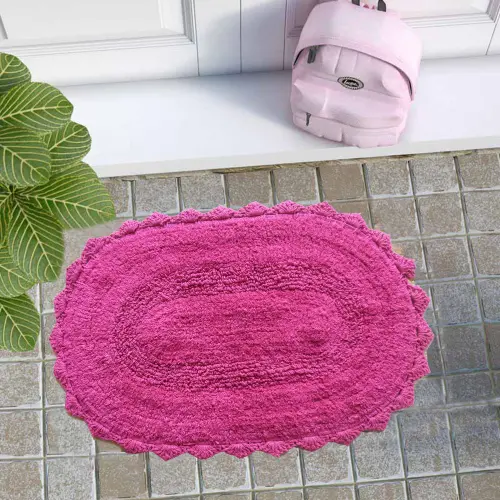 Elegant Weavers Croche Mat (Pink) - 40x60 cm