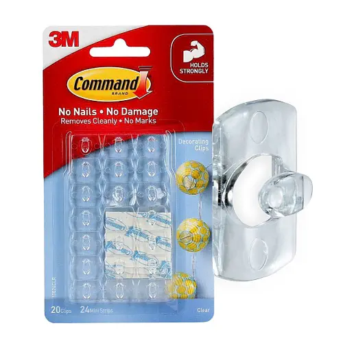 Command Clear Décor Clips