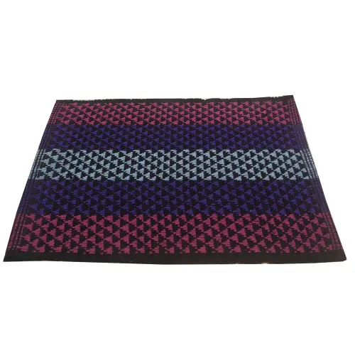 Elegant Weavers Cotton Rectangle Bathmat - Multicolour