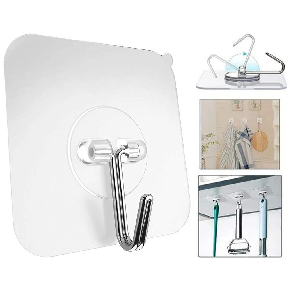 Steel Adhesive Hook - Set Of 3