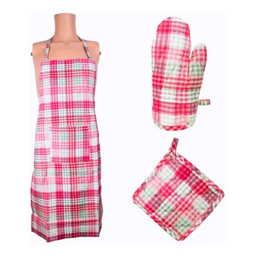 VAA Kitchen Utility Set (Maroon) - 3 Pieces