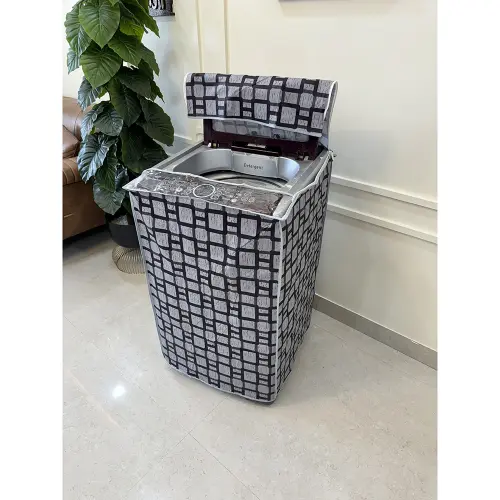 Saaks Top Load Washing Machine Cover - Checks