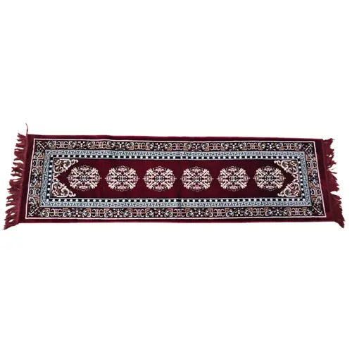 Sheetal World Assanpati (Bed Side Runner) 2066 Maroon D1