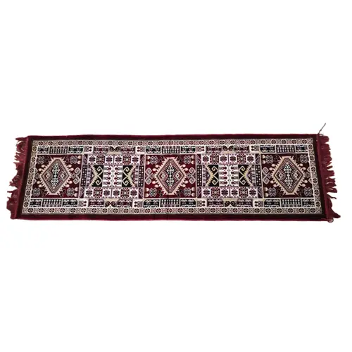 Sheetal World Assanpati (Bed Side Runner) 2066 Maroon D2