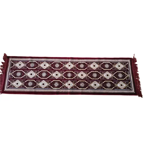 Sheetal World Assanpati (Bed Side Runner) 2066 Maroon D4