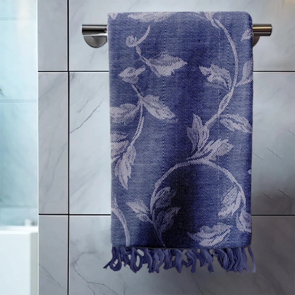 Sheetal World Bath Towel Jacquard-3060 210 GSM Blue