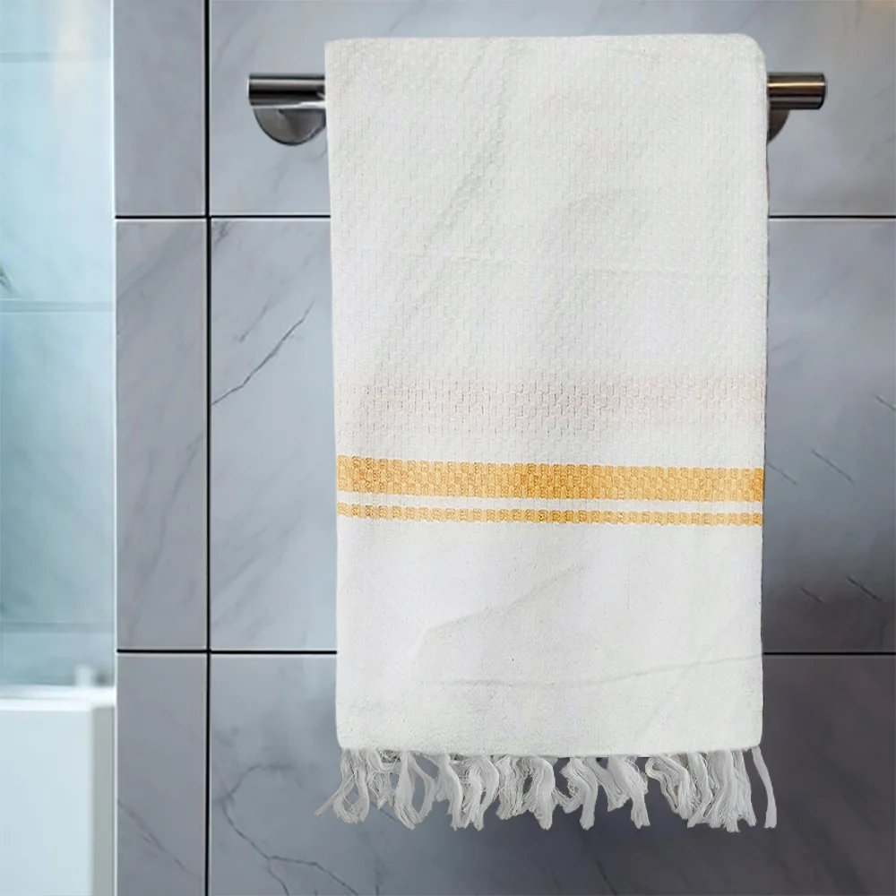 Sheetal World Cotton Plain Matty Bath Towel 170 GSM - 71x142 cm